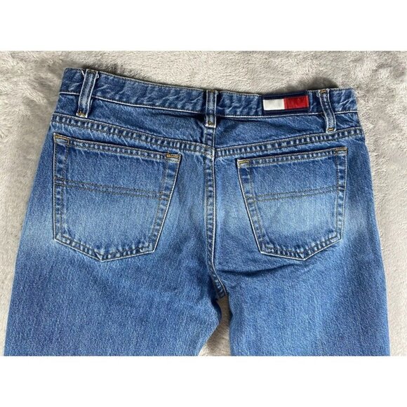 Tommy Hilfiger Women’s American Flag Patchwork Jeans - Size 7 - Picture 14 of 15